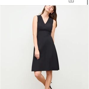 MM Lafleur New York Jaycie Virgin Wool Blend Dress Sz. 10 Herringbone Gray